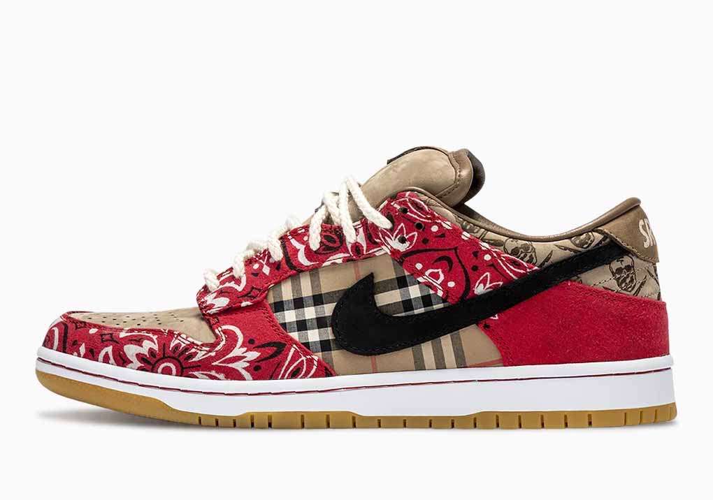 Travis Scott x Nike SB Dunk Low Red Vintage Hombre y Mujer