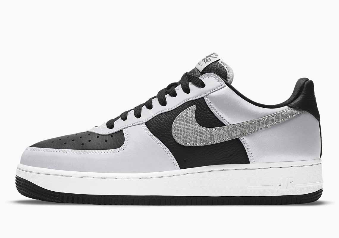 Nike Air Force 1 B Silver Snake Hombre y Mujer DJ6033-001